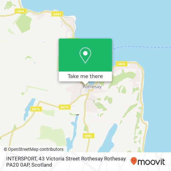 INTERSPORT, 43 Victoria Street Rothesay Rothesay PA20 0AP map