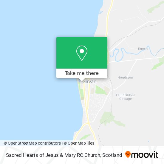 Sacred Hearts of Jesus & Mary RC Church map