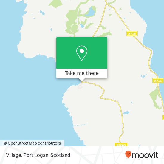 Village, Port Logan map
