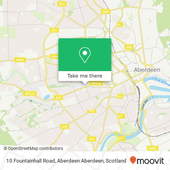 10 Fountainhall Road, Aberdeen Aberdeen map