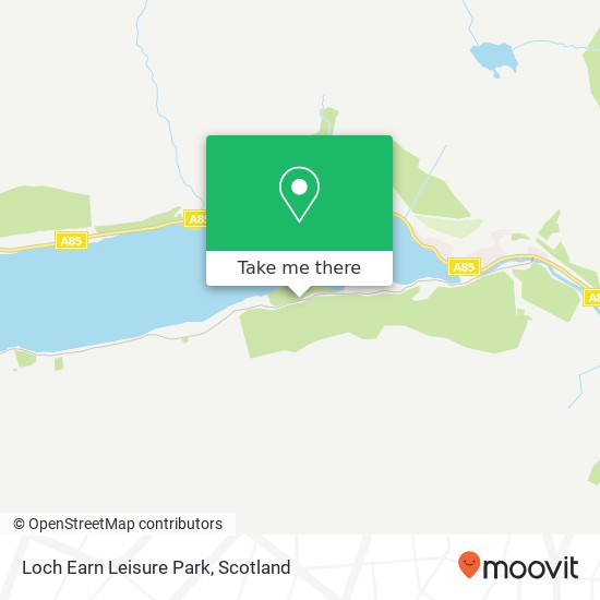 Loch Earn Leisure Park map