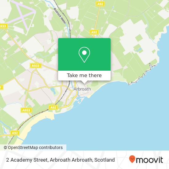 2 Academy Street, Arbroath Arbroath map