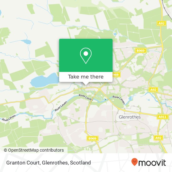 Granton Court, Glenrothes map