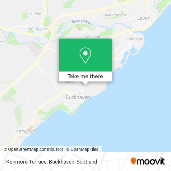 Kenmore Terrace, Buckhaven map