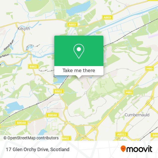 17 Glen Orchy Drive map