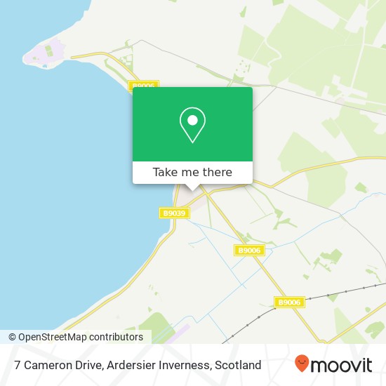 7 Cameron Drive, Ardersier Inverness map