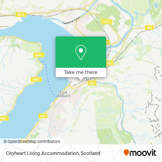 Cityheart Living Accommodation map