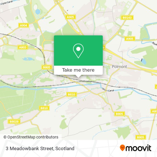 3 Meadowbank Street map