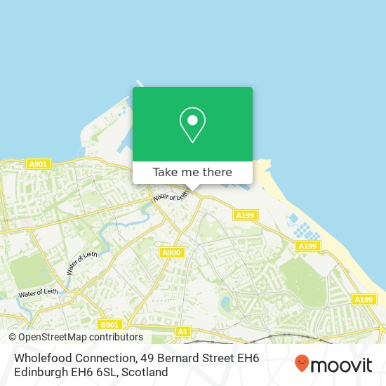 Wholefood Connection, 49 Bernard Street EH6 Edinburgh EH6 6SL map