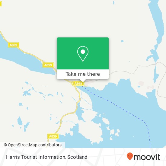 Harris Tourist Information map