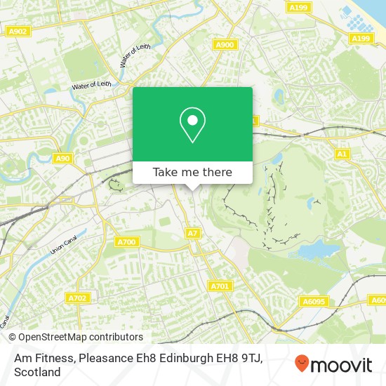 Am Fitness, Pleasance Eh8 Edinburgh EH8 9TJ map
