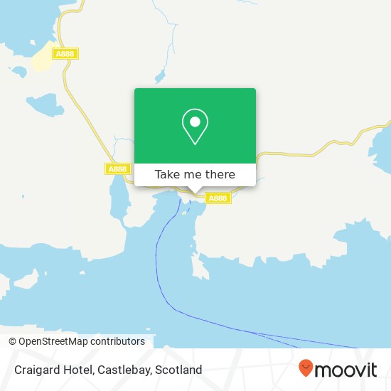 Craigard Hotel, Castlebay map