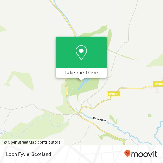 Loch Fyvie map