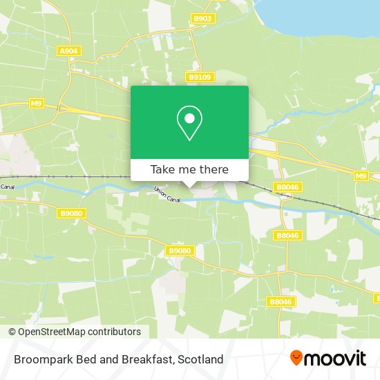 Broompark Bed and Breakfast map