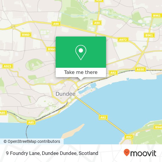 9 Foundry Lane, Dundee Dundee map