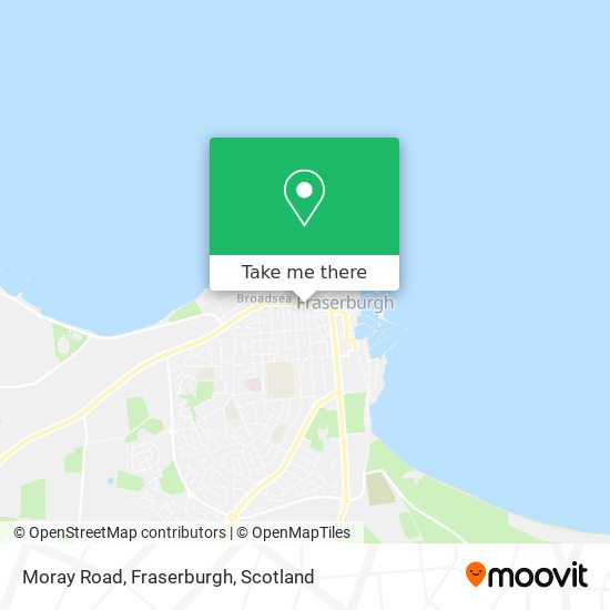 Moray Road, Fraserburgh map