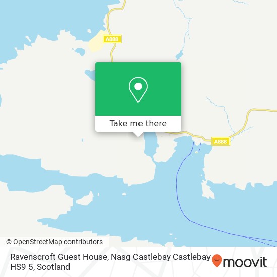 Ravenscroft Guest House, Nasg Castlebay Castlebay HS9 5 map