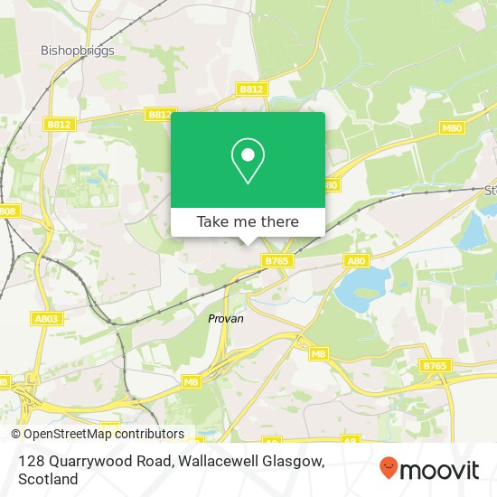 128 Quarrywood Road, Wallacewell Glasgow map