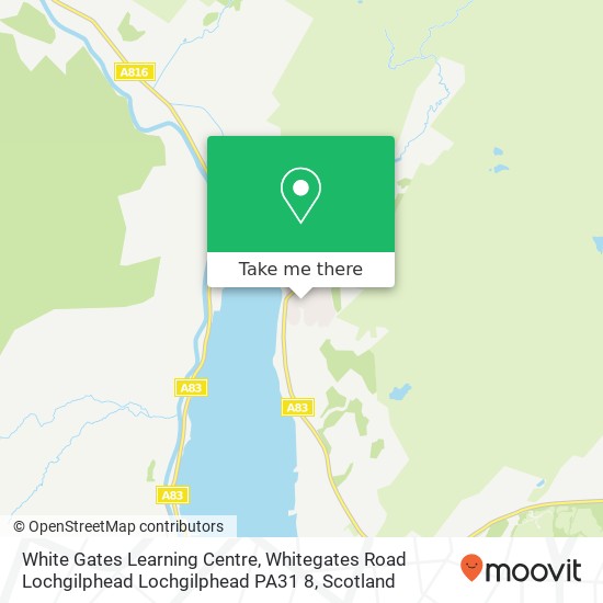 White Gates Learning Centre, Whitegates Road Lochgilphead Lochgilphead PA31 8 map