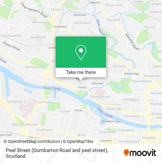 Peel Street (Dumbarton Road and peel street) map