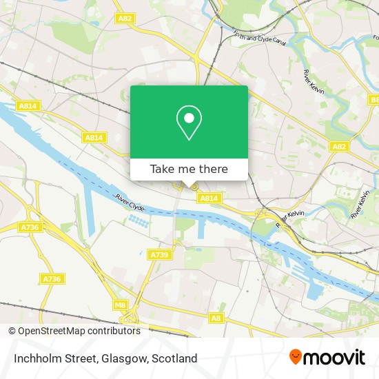 Inchholm Street, Glasgow map