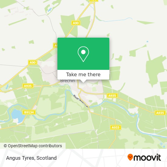 Angus Tyres map
