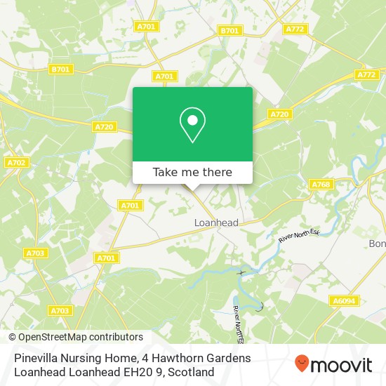 Pinevilla Nursing Home, 4 Hawthorn Gardens Loanhead Loanhead EH20 9 map