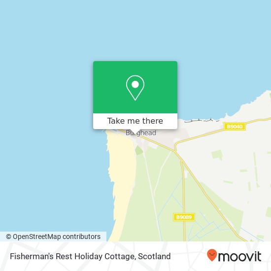 Fisherman's Rest Holiday Cottage map