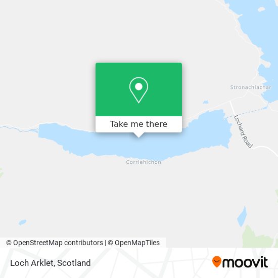 Loch Arklet map