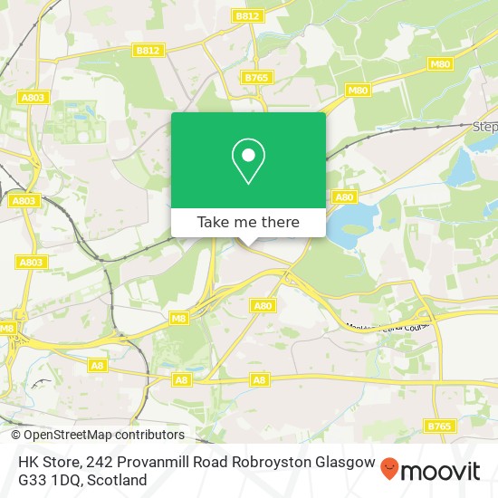 HK Store, 242 Provanmill Road Robroyston Glasgow G33 1DQ map