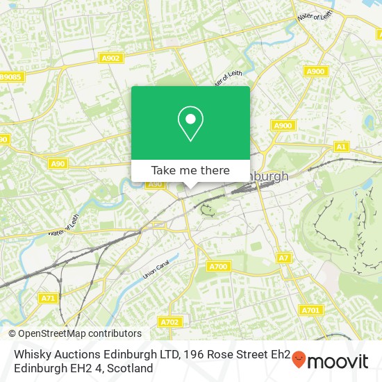 Whisky Auctions Edinburgh LTD, 196 Rose Street Eh2 Edinburgh EH2 4 map