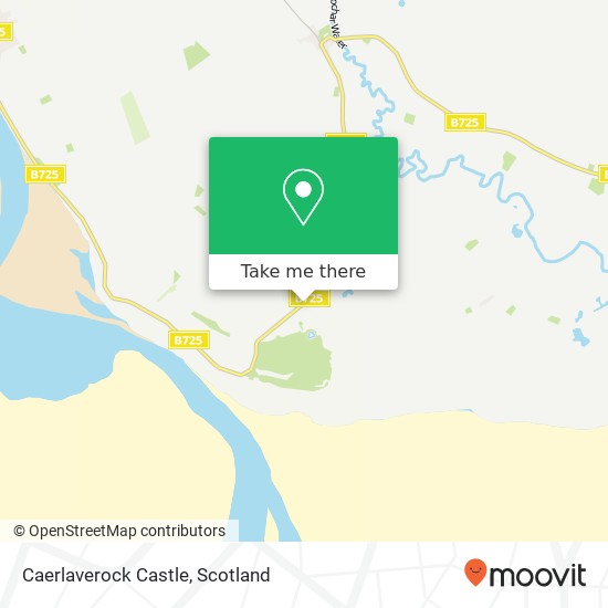 Caerlaverock Castle map