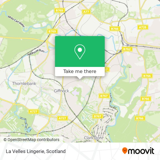 La Velles Lingerie map