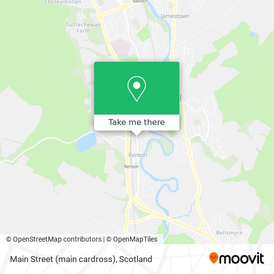 Main Street (main cardross) map