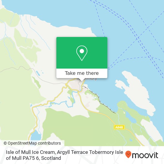 Isle of Mull Ice Cream, Argyll Terrace Tobermory Isle of Mull PA75 6 map