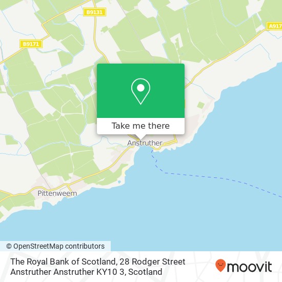 The Royal Bank of Scotland, 28 Rodger Street Anstruther Anstruther KY10 3 map