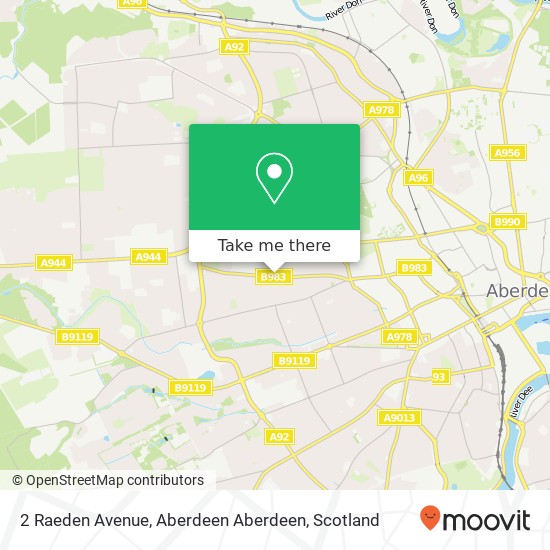 2 Raeden Avenue, Aberdeen Aberdeen map