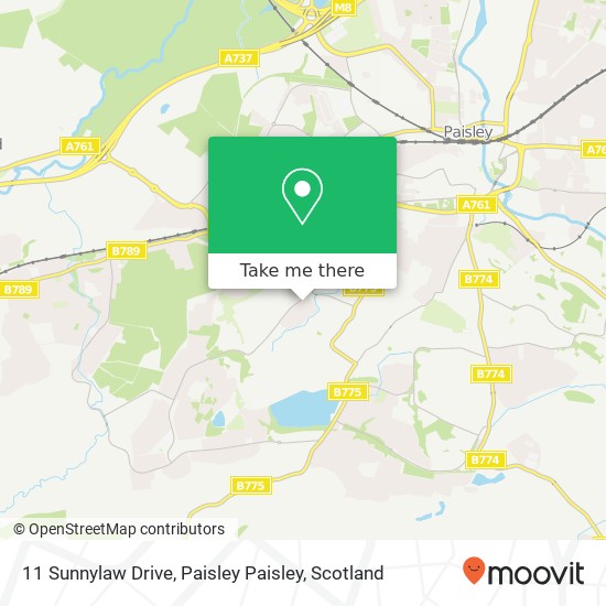 11 Sunnylaw Drive, Paisley Paisley map