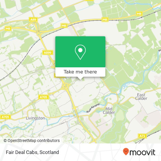 Fair Deal Cabs map