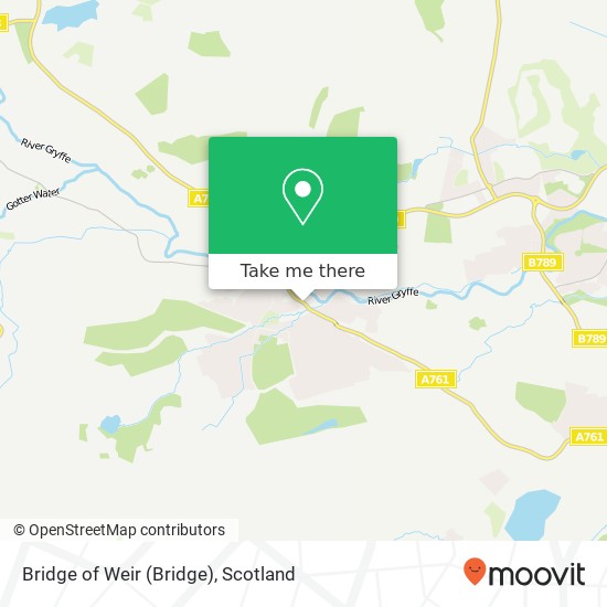 Bridge of Weir map