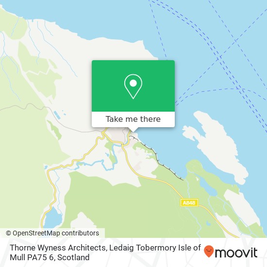 Thorne Wyness Architects, Ledaig Tobermory Isle of Mull PA75 6 map