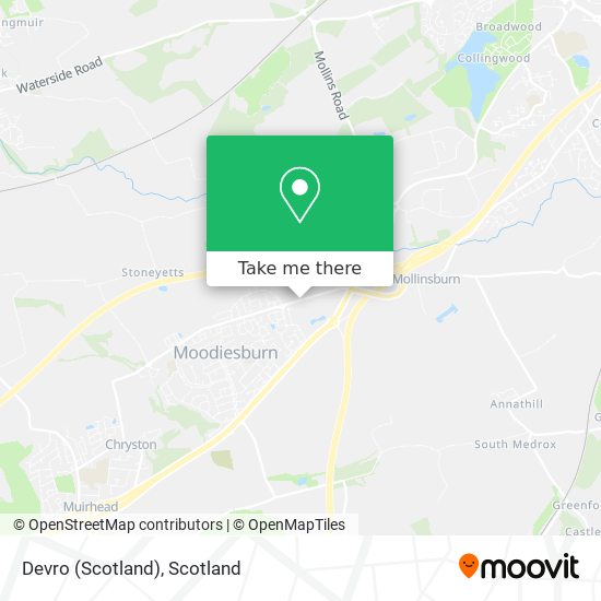 Devro (Scotland) map