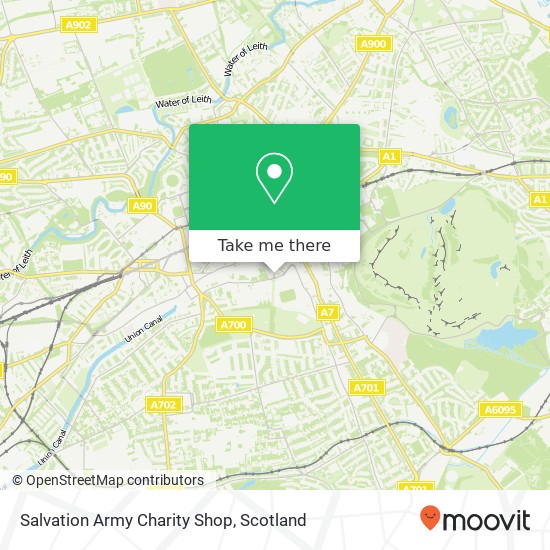 Salvation Army Charity Shop map