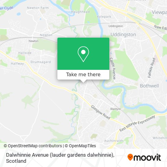 Dalwhinnie Avenue (lauder gardens dalwhinnie) map