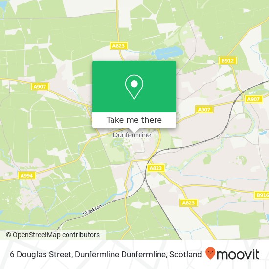 6 Douglas Street, Dunfermline Dunfermline map