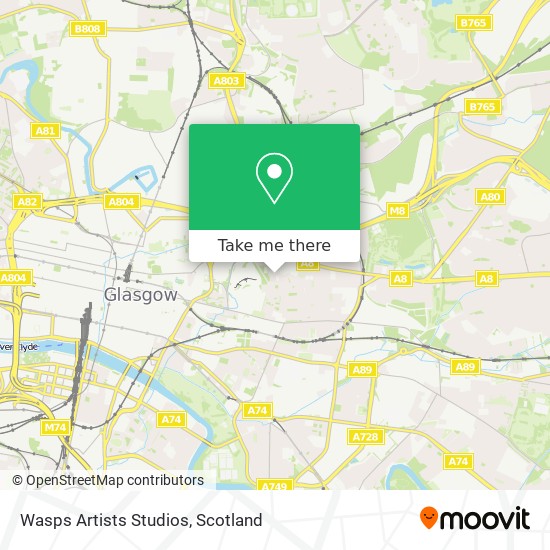 Wasps Artists Studios map
