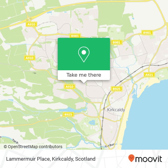Lammermuir Place, Kirkcaldy map