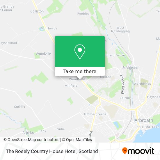 The Rosely Country House Hotel map