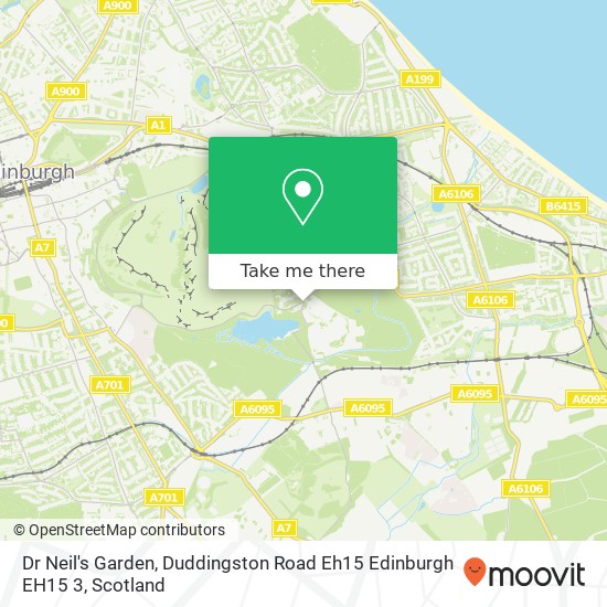 Dr Neil's Garden, Duddingston Road Eh15 Edinburgh EH15 3 map