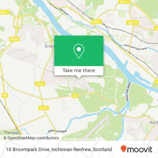 10 Broompark Drive, Inchinnan Renfrew map